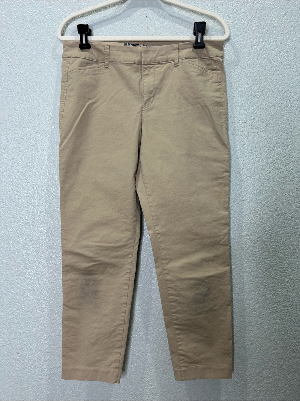 Old Navy Women’s Khaki Straight Fit Pixie Pants